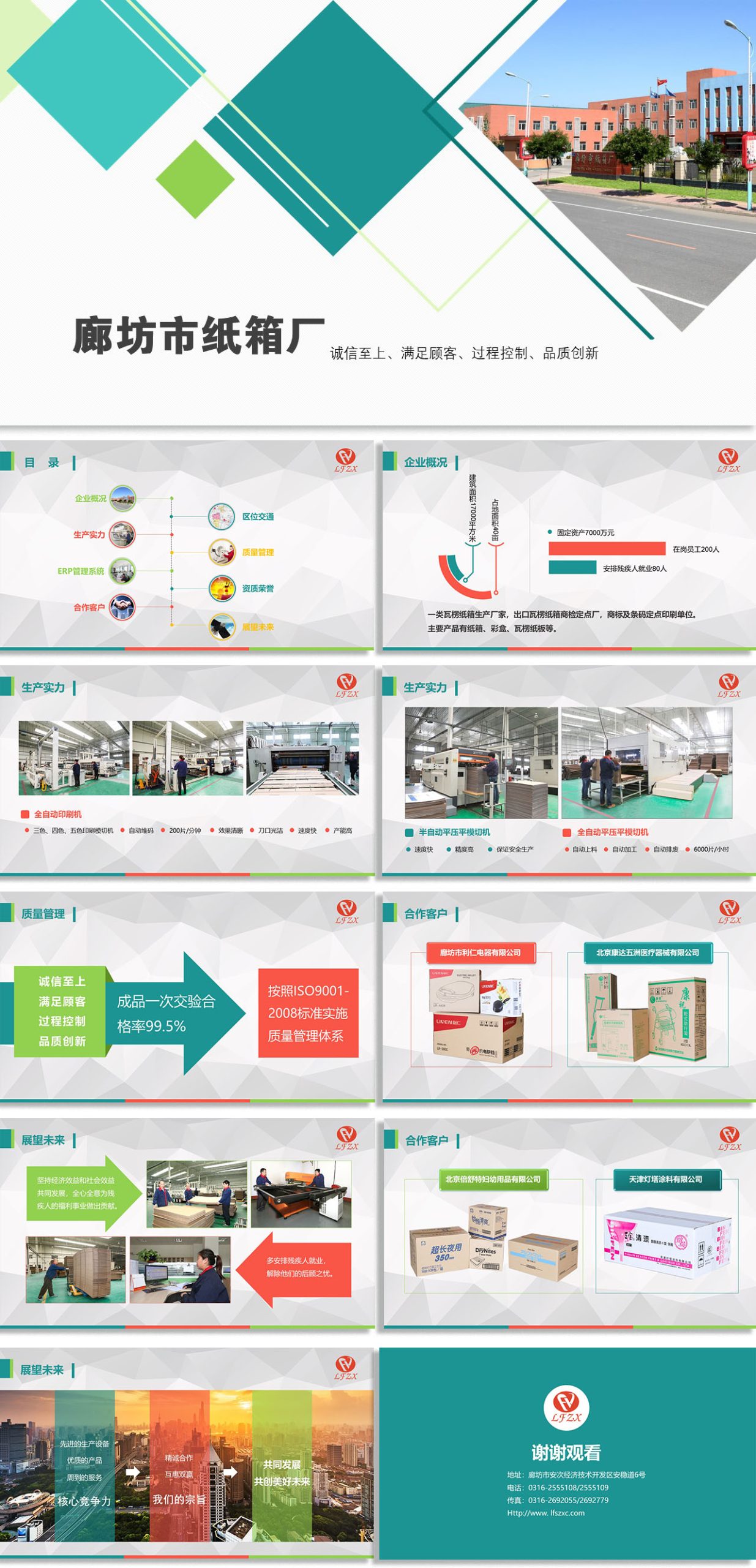 廊坊市纸箱厂宣传PPT